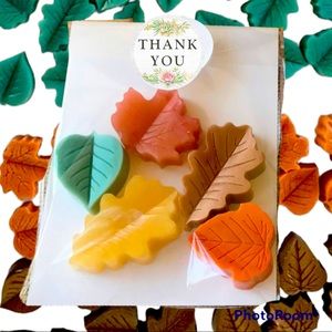 Fall Leaves Soap Favors Set 12, Autumn, wedding Party, Bridal Party,Baby Shower